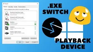 How to make a .exe File that Switches Between Two Playback Devices • Iggs