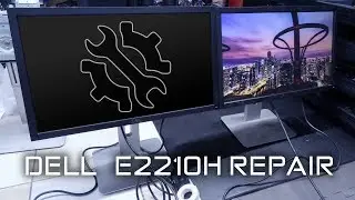 Dell E2210Hc LCD Monitor Repair (Freezes or No Power)
