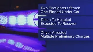 IFD firefighters hit by alleged drunk driver while responding to crash on I-65