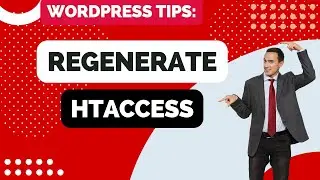 How To Regenerate Htaccess File On Wordpress Without Any Coding