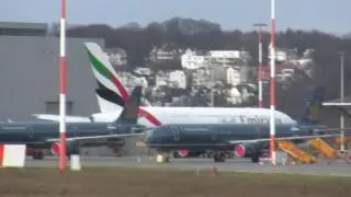 emirates airline  A380 parkposition