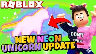 NEON UNICORN PET in Club Roblox