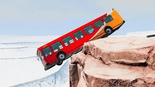 BeamNG drive | Cliff Drops Crashes #19  | BeamNG hub