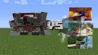 Redstone Monster vs 20 Bosses Mod (MOB BATTLE)