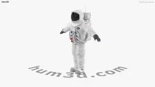 NASA Astronaut Apollo 11 3D model by 3DModels.org