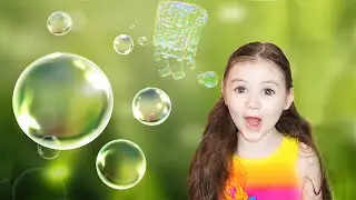 Настя и Мыльные пузыри Гигантские и маленькие Настя играет новое видео