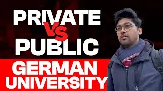WHICH IS BETTER IN GERMANY 🇩🇪? Public university Vs Private University