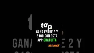 🪙 Gana hasta 100€ sin depósito con esta APP gratuita #shorts #tap
