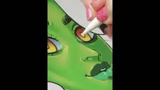 Drawing Gamora from Marvel Guardians of the Galaxy