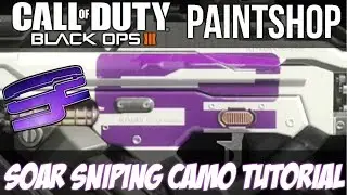 BO3 SoaR Sniping Logo Camo Tutorial PAINTSHOP