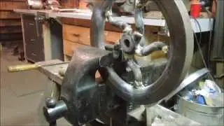 Brazing the Silver Drill Press Flywheel Pt 3 Filing - a video tutorial by Old Sneelock's Workshop