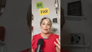 How to use "BY FAR" in ENGLISH