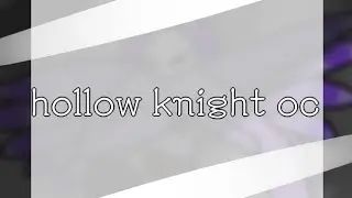 Hollow knight oc | medibang speedpaint