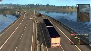 euro truck simulator2 with  articulated trailer
