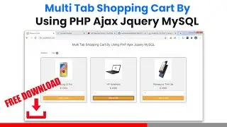 Multi Tab Shopping Cart By Using PHP Ajax Jquery MySQL 