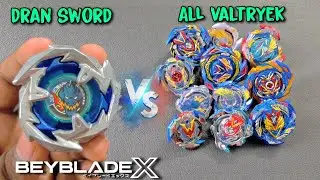 Beyblade x Dran sword vs all Valtryek beyblade fight in real life | pocket toon