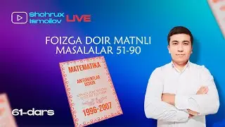 PROTSENTGA OID MASALALAR 51-90