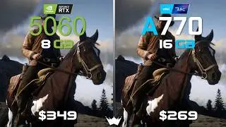 RTX 5060 8GB vs ARC A770 16GB | Tested in 10 Games | 1080P