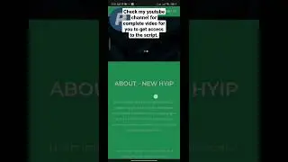 How To Build An HYIP Investment Website With Admin Panel For Free
