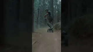 Сквозь лес на электроскейте ⚡️ 