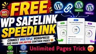 ✅️ Free Wp Safelink Unlimited Pages | 😍 Wp SpeedLink  Setup Multiple Pages Wordpress and Adlinkfly 