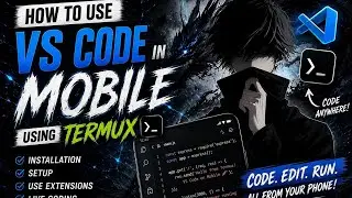 How To Use VS Code In Mobile Using Termux 🔥 Full Setup Guide