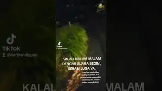 bikin parno kalau dengar #suaragaib #horor #ghoib #seram #supranatural #serem #malam