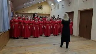 Белорусская народная песня "Купалiнка" (обработка Е. Атрашкевич) Образцовый хор "Кантилена"