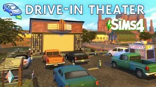 Sims 4 Speed Build: Drive-In Theater