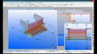 Tekla modeling tutorial Bridge support, part 4/6-720p