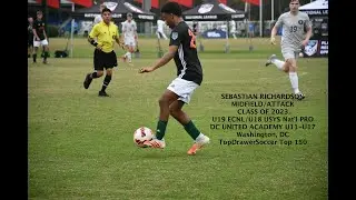 Sebastian Richardson - U19 #mlsnext  -  Recruiting Video- Class of '23