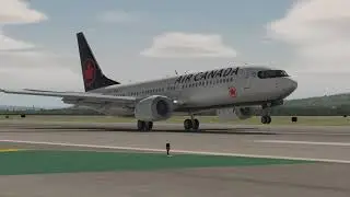 AirCanada B737 MAX 8 (B38M) -73fpm Landing at San Francisco (KSFO) | X-Plane 11