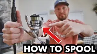 How to Spool A Spinning Reel FAST & EASY!