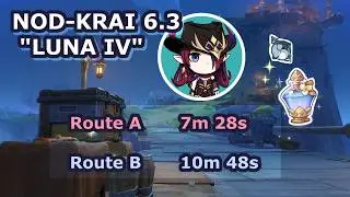 Genshin Impact: Ver. 6.3 Artifact Routes (Speed-focused)