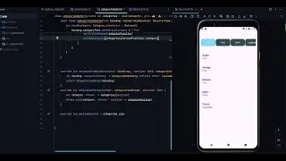 Kotlin Category Filter  Horizontal RecyclerView  | Android Studio (2025)
