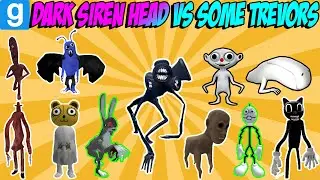DARK SIREN HEAD vs. SOME TREVOR HENDERSON CREATURES!! - Garry's Mod Sandbox