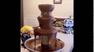 Chocolate on the face!