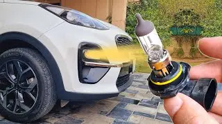 How to replace front fog light bulb in Kia Sportage