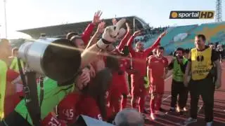Радост в ЦСКА след 3:0 над говедата 19.10.2013