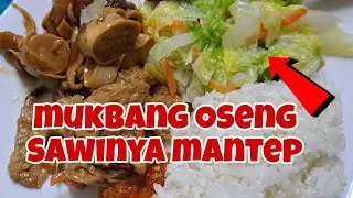 Mbah maryono Mukbang // Fried white mustard is delicious pol📌 