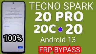 TECNO SPARK 20 PRO FRP BYPASS/TECNO SPARK 20 FRP REMOVE/TECNO SPARK 20C GOOGLE LOCK BYPASS 2024