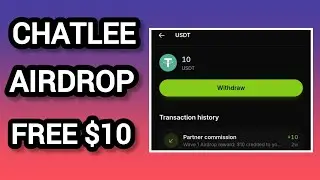 How to Withdraw Free 10 USDT Airdrop | Chatlee Airdrop Claiming Guide 