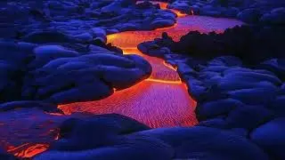 AI Lava river | lava sounds | magma