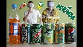 УГАДЫВАЕМ газировки с ЗАКРЫТЫМИ глазами \\ challenge \\ PEPSI IRN-BRU MIRINDA MOUNTAIN DEW 7UP