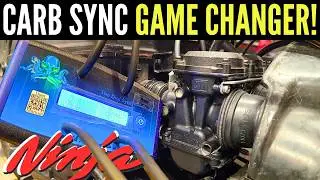 Syncing Motorcycle Carbs with the NEW DIGI SYNC on a GPZ900R