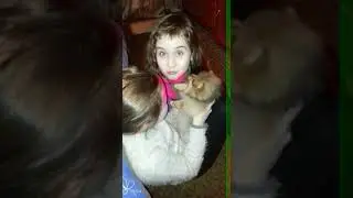 В гостях у подруги!Я не знала что моя подруга завела щенка!