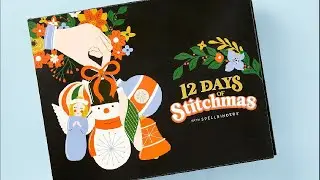 SPOILER Spellbinders 12 Days of Stitchmas - I'm opening Door #1