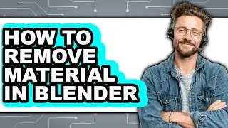 How to Remove Material in Blender (only Way)