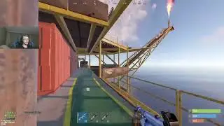 КАК МЫ ВСТРЕТИЛИ КОРОВУ НА НЕФТЕВЫШКЕ В РАСТ/RUST #ПРИКОЛ #RUST #раст