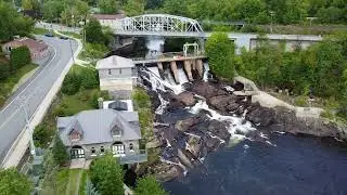 Bracebridge Falls in Bracebridge, Ontario